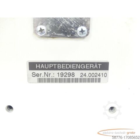 Component  Heller uni-Pro CNC 90 Hauptbediengerät SN: 19298 24.002410