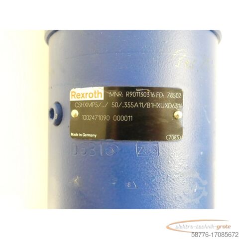 Component Rexroth CSHXMP5 / …/  50 / ..355A11/B1HXUXD6316 MNR: R901130316 für EMAG - ungeb.! -