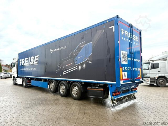 Auflieger mit Walkingfloor KNAPEN K200 Schubboden 92m³