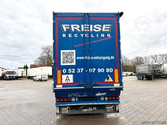 Auflieger mit Walkingfloor KNAPEN K200 Schubboden 92m³