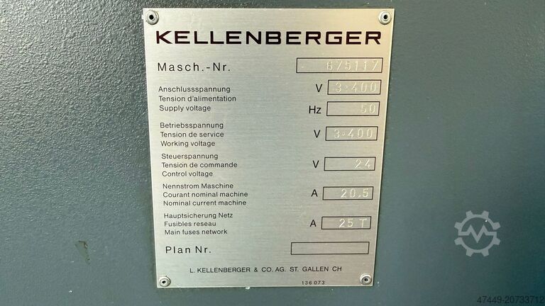 Rundschleifmaschine Kellenberger Kel-Vista UR 175