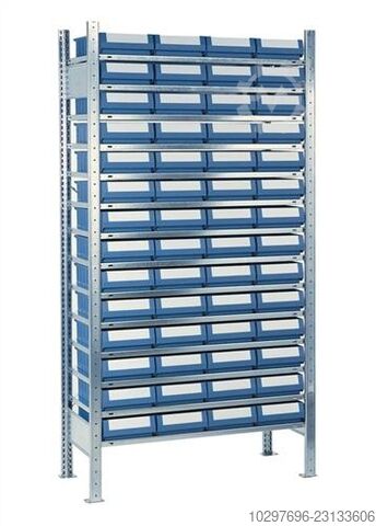 Boltless shelving unit H2000xW1000xD500mm - 1 piece  