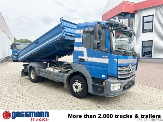 Tipper van Mercedes-Benz Atego 823 K 4x2, 2x AHK