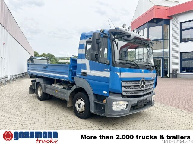 Tipper van Mercedes-Benz Atego 823 K 4x2, 2x AHK