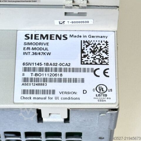 Electronics / Drive technology SIEMENS 6SN1145-1BA02-0CA2
