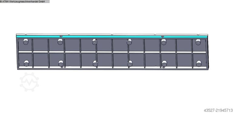 Bolster plate GERD WOLFF 6000 x 1100 x 200mm