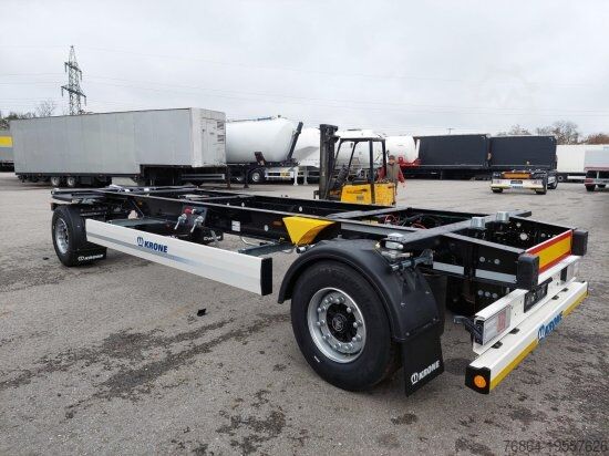 Swap chassis trailer KRONE AZW 18, MAXILAFETTE, VERSTELLDEICHSEL