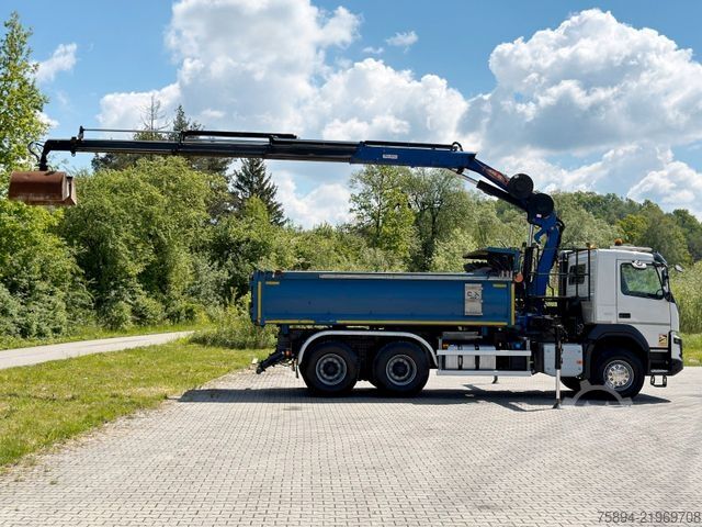 Truck mounted crane VOLVO FMX 410 Kipper 4,90m *PM 18.5 TP/FUNK *6x4