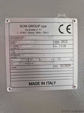 Breitbandschleifmaschine Hobelzylinder Casadei LIBRA 45 RTC 110