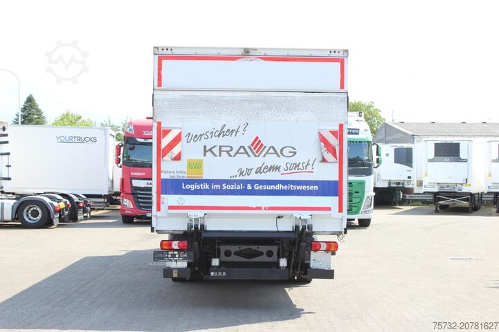 LKW mit Kofferaufbau Mercedes-Benz Atego 1221 E6 Koffer Klima Kamera LBW Nur 85 Tkm