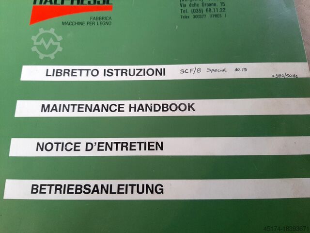 Veneer press ITALPRESSE SCF/8-S