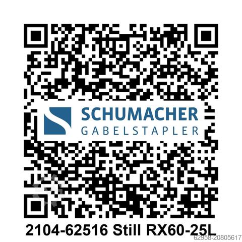 Electric 4-wheel forklift STILL RX60-25L | Triplex 4.590mm| 775Ah