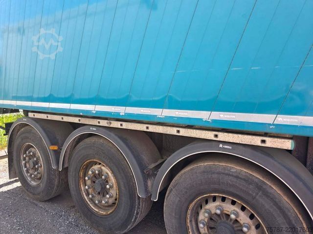 Tipper semitrailer WIELTON 50 cbm Getreidemulde, Pendelklappe,Kornschieber