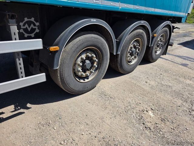 Tipper semitrailer WIELTON 50 cbm Getreidemulde, Pendelklappe,Kornschieber