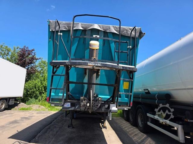 Tipper semitrailer REISCH 48 cbm Getreidekipper, Kornschieber, Lift