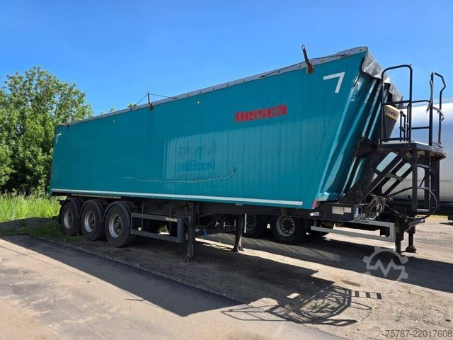Tipper semitrailer REISCH 48 cbm Getreidekipper, Kornschieber, Lift