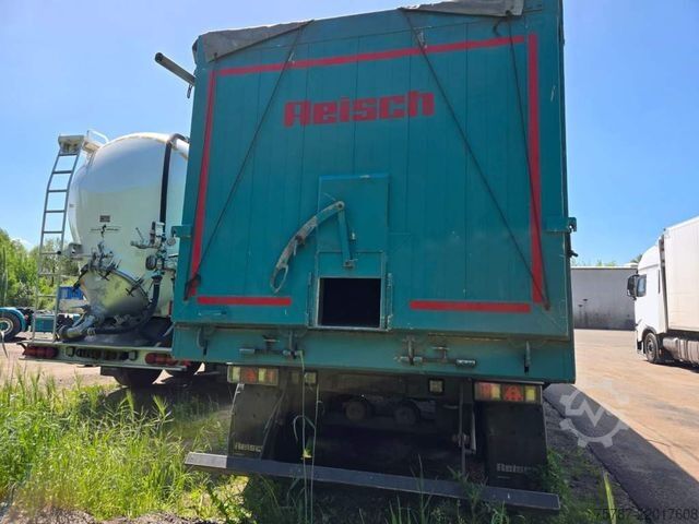 Tipper semitrailer REISCH 48 cbm Getreidekipper, Kornschieber, Lift