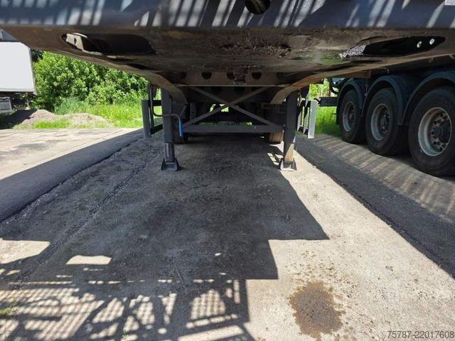 Tipper semitrailer REISCH 48 cbm Getreidekipper, Kornschieber, Lift