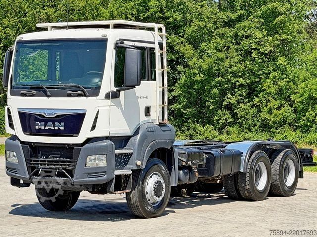 Truck chassis MAN TGX 33.480 Fahrgestell 6,70 m * 6x6  *TOP!