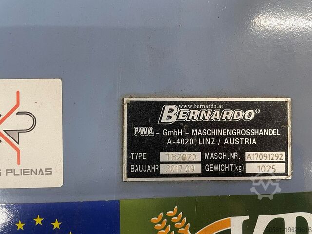 Blechbiegemaschine Bernardo TB2020