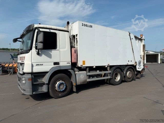 Garbage truck MERCEDES-BENZ Actros 2533 6x2 MP3 Zoeller XL