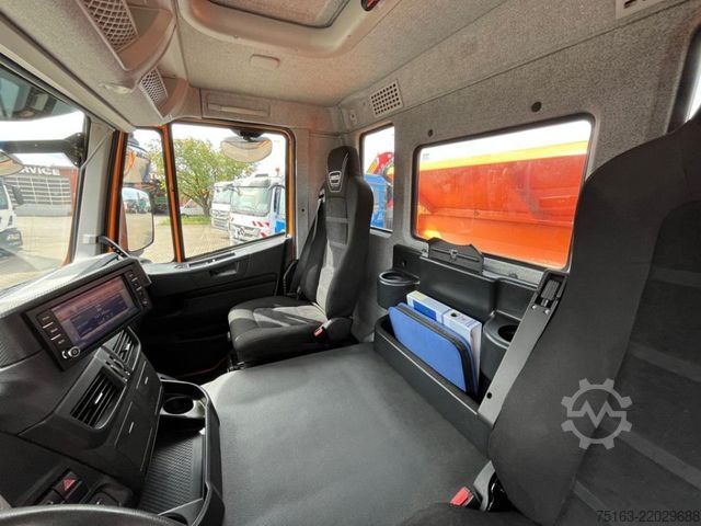Three-sided tipper truck IVECO TRACKER AD380T/P 500 3-Achs Kipper Bordmatik lin