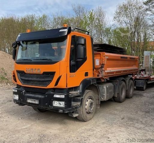 Kipper LKW IVECO TRACKER AD380T/P 500 3-Achs Kipper Bordmatik lin