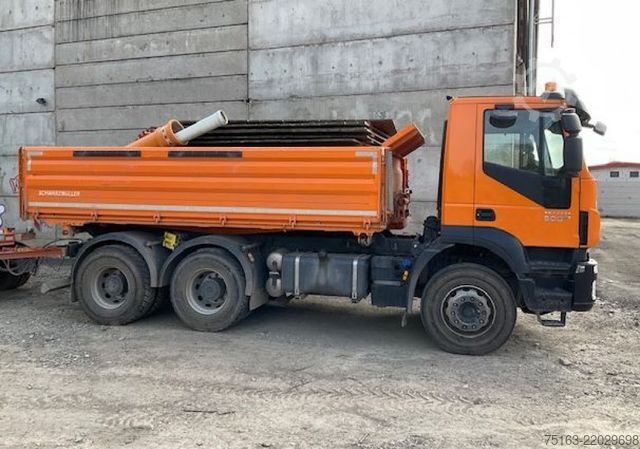 Kipper LKW IVECO TRACKER AD380T/P 500 3-Achs Kipper Bordmatik lin