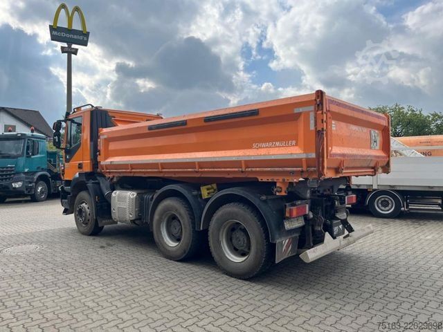 Kipper LKW IVECO TRACKER AD380T/P 500 3-Achs Kipper Bordmatik lin