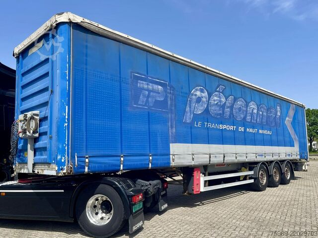 Sliding tarpaulins Fruehauf SAF AXLES, DISC BRAKES, FULL AIR SUSPENSION
