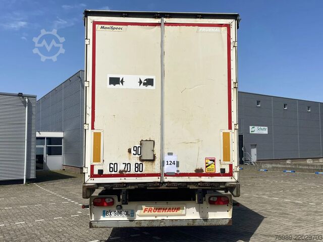 Sliding tarpaulins Fruehauf SAF AXLES, DISC BRAKES, FULL AIR SUSPENSION