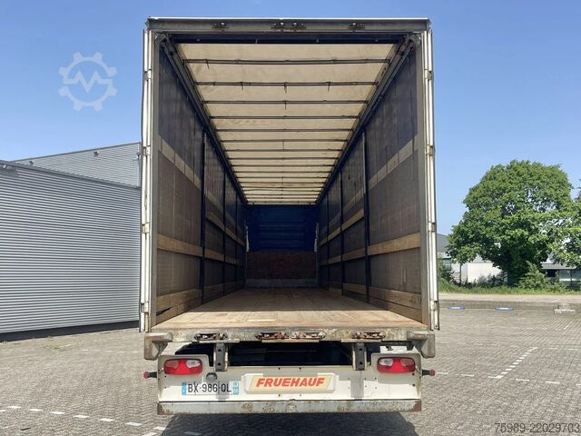 Sliding tarpaulins Fruehauf SAF AXLES, DISC BRAKES, FULL AIR SUSPENSION
