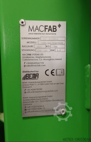 Ballenpresse MACFAB 150 Auto HT