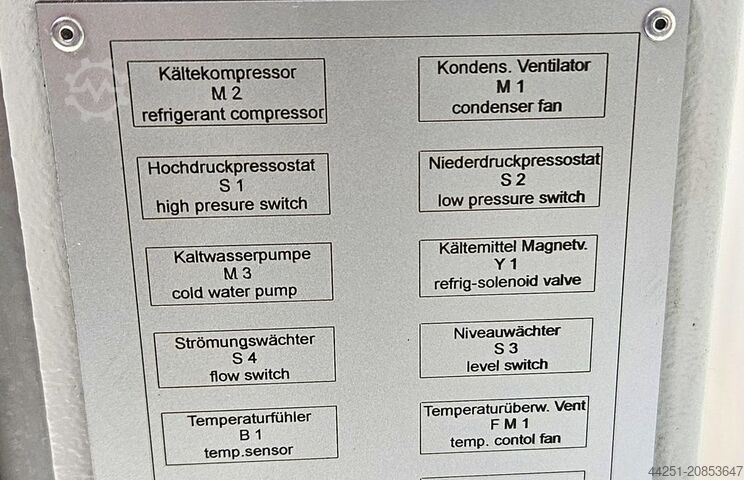 Kühlgerät Kühlanlage 4 kW Prozesskühler Lahntechnik KES 04F1-01