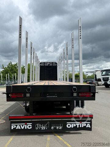 Timber transporter PAVIC 3-Achs Auflieger Hartholz-Boden SONDERPREIS!! 3...