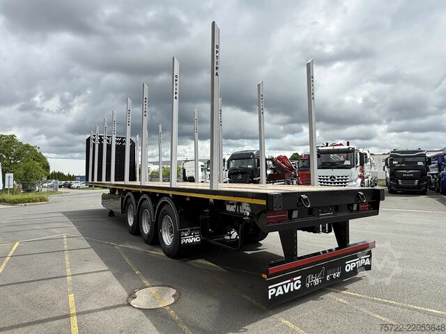 Timber transporter PAVIC 3-Achs Auflieger Hartholz-Boden SONDERPREIS!! 3...