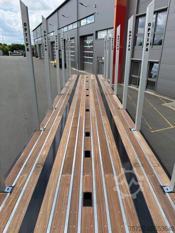 Timber transporter PAVIC 3-Achs Auflieger Hartholz-Boden m. Schnellwechsel