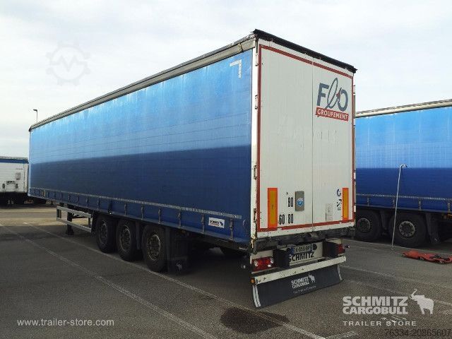 Auflieger mit Pritsche & Plane Schmitz Cargobull Semitrailer Curtainsider Standard