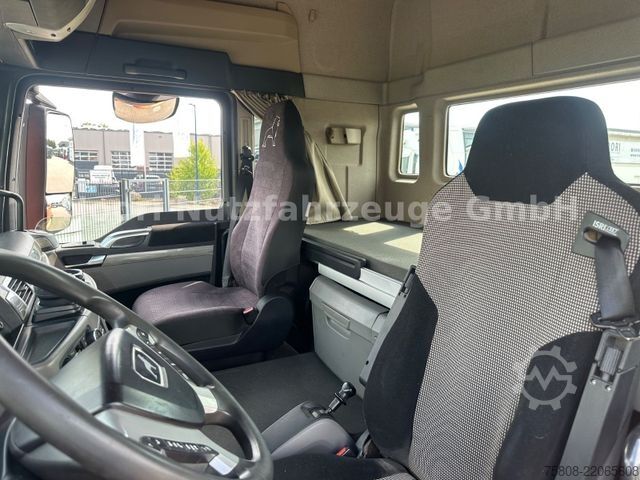 Roll-off tipper truck MAN TGS 18.500 Abroller HIAB XR72 CITY Navi LGS