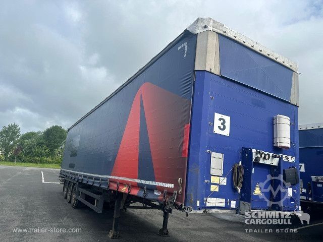 Open semitrailer with tarp Schmitz Cargobull Curtainsider Mega