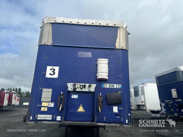 Open semitrailer with tarp Schmitz Cargobull Curtainsider Mega