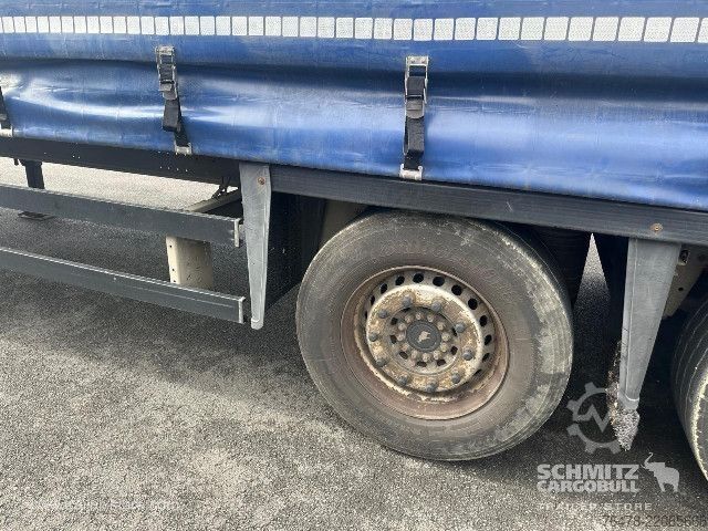 Open semitrailer with tarp Schmitz Cargobull Curtainsider Mega