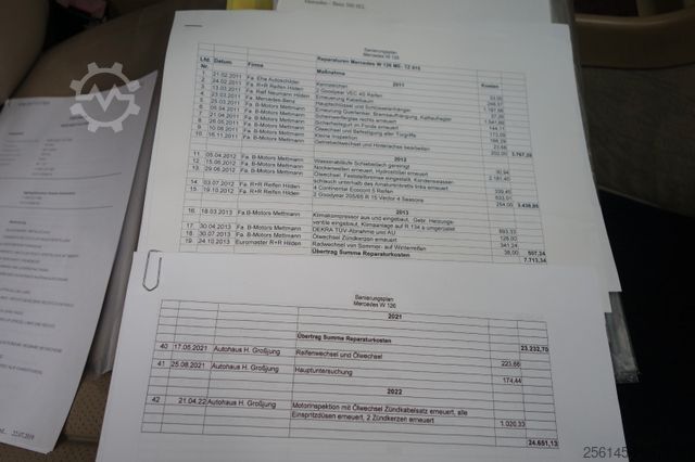 Van MERCEDES-BENZ SEL 500 W126 Schiebdach Leder Langversion TüvNeu