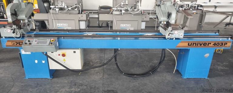 Double-Head Mitre Saw for Alu Profiles Pertici Univer 403 P