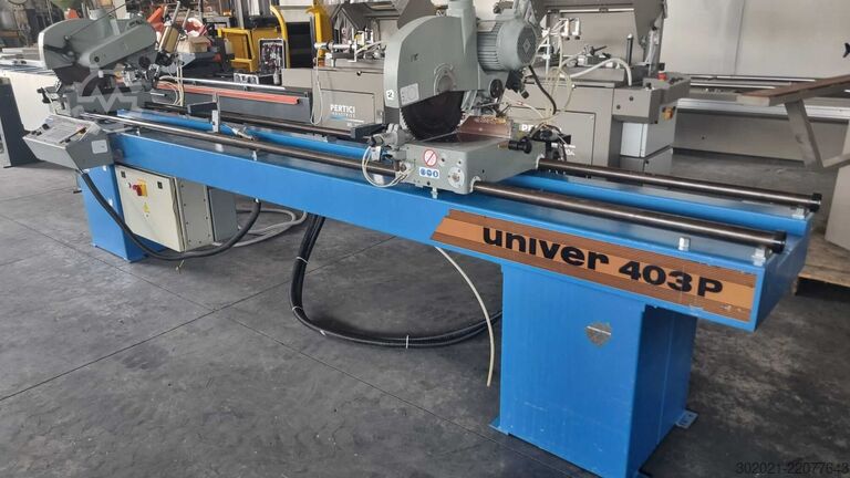 Double-Head Mitre Saw for Alu Profiles Pertici Univer 403 P