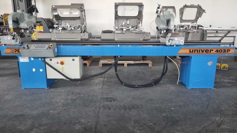 Double-Head Mitre Saw for Alu Profiles Pertici Univer 403 P