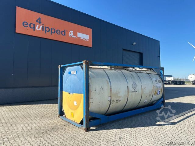Tankcontainer CIMC 20FT ISO 25.01L / UN T11 / 5Y+CSC-TEST: 05/2027