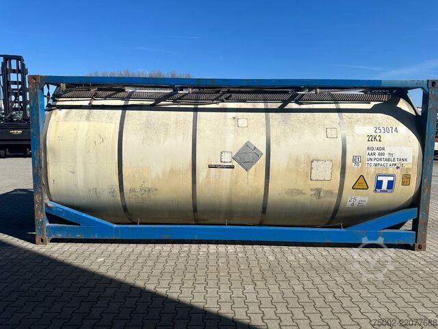 Tankcontainer CIMC 20FT ISO 25.01L / UN T11 / 5Y+CSC-TEST: 05/2027
