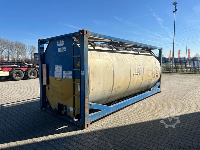 Tankcontainer CIMC 20FT ISO 25.01L / UN T11 / 5Y+CSC-TEST: 05/2027