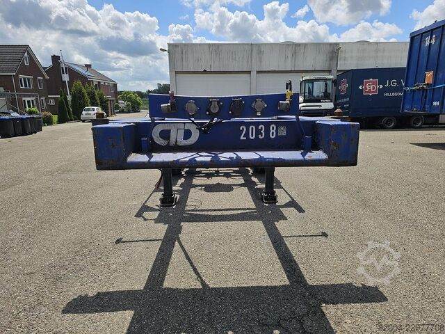 Transport von Containern MKF METALLBAU CS 20 -20 FOOT- CONTAINER CHASSIS -HEAVY DUTY- ...
